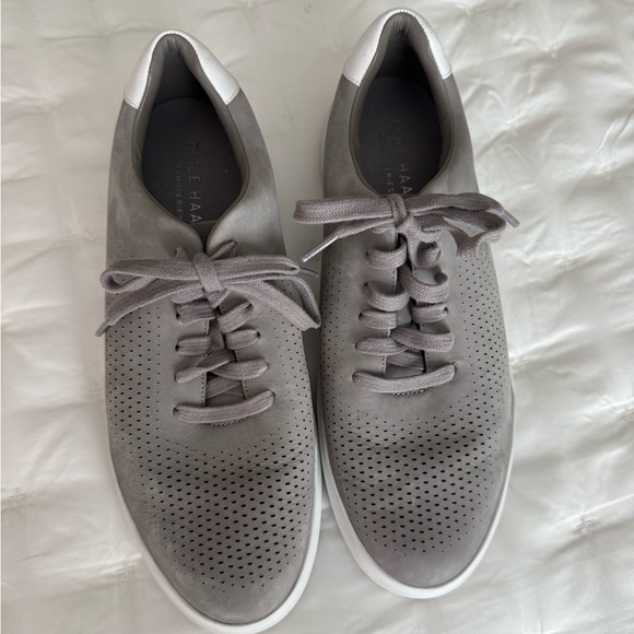Cole Haan Gray and White Men's Sneakers - Picture 1 of 3